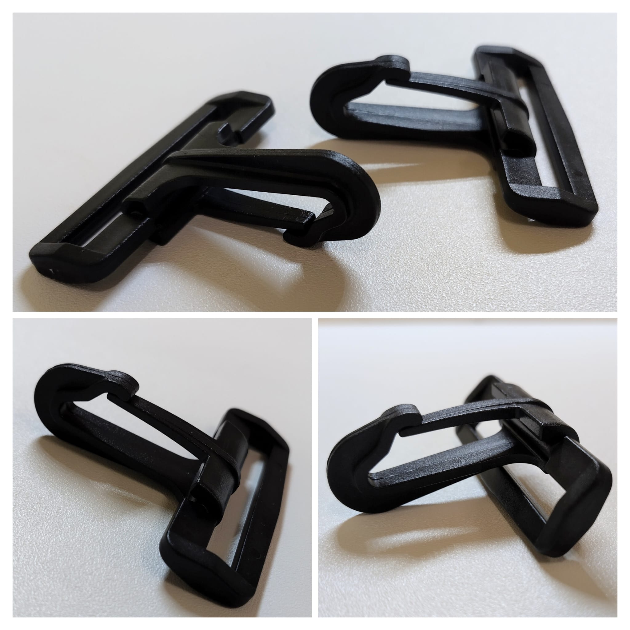 Karabinerhaken Kunststoff 50mm