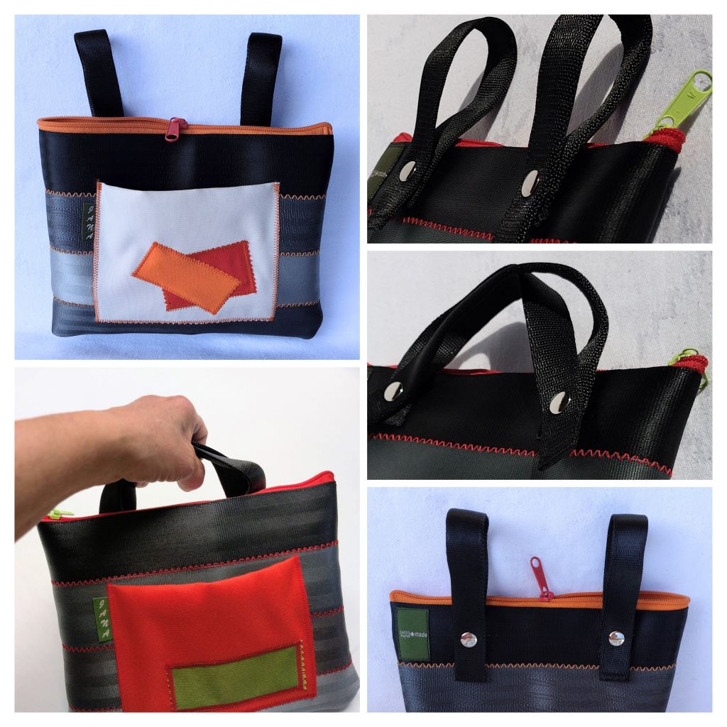 Lenker Tasche, Autogurt Upcycling