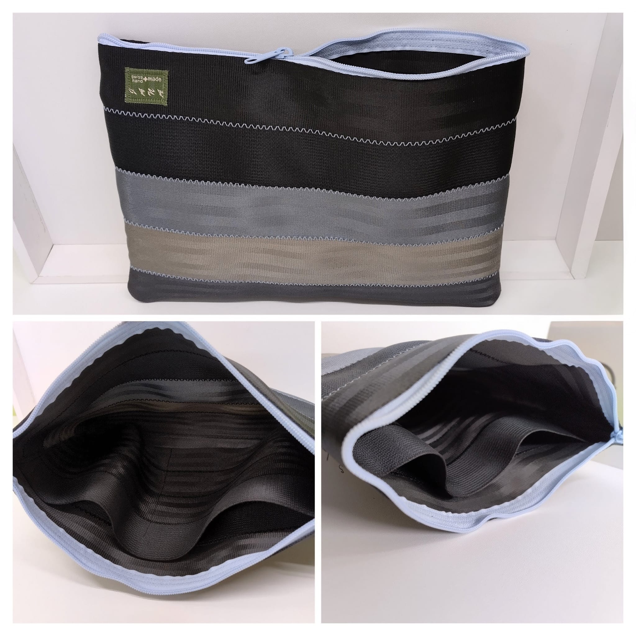 Tablet-Hülle, Tablet-Tasche, I-Pad Etui Autogurt Upcycling