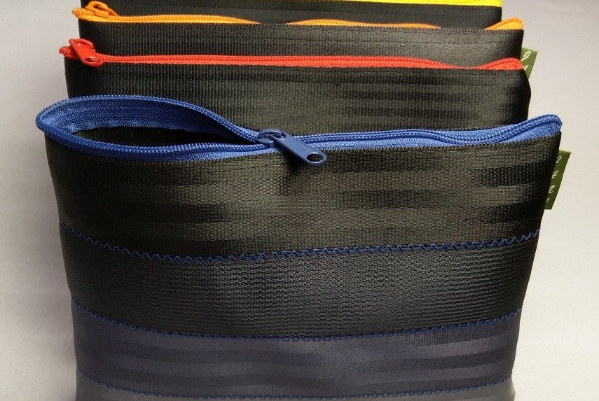 Tablet-Hülle, Tablet-Tasche, I-Pad Etui Autogurt Upcycling