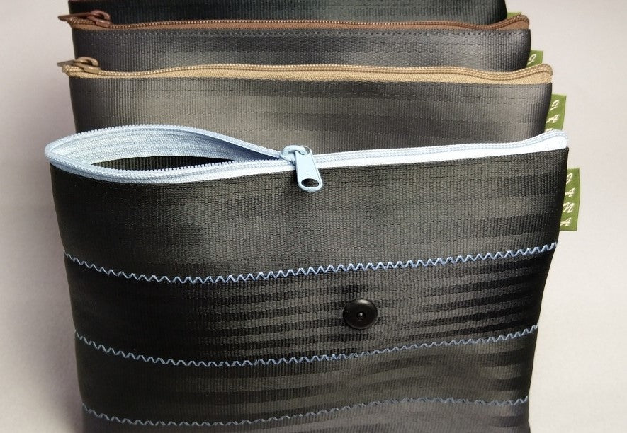 Tablet-Hülle, Tablet-Tasche, I-Pad Etui Autogurt Upcycling