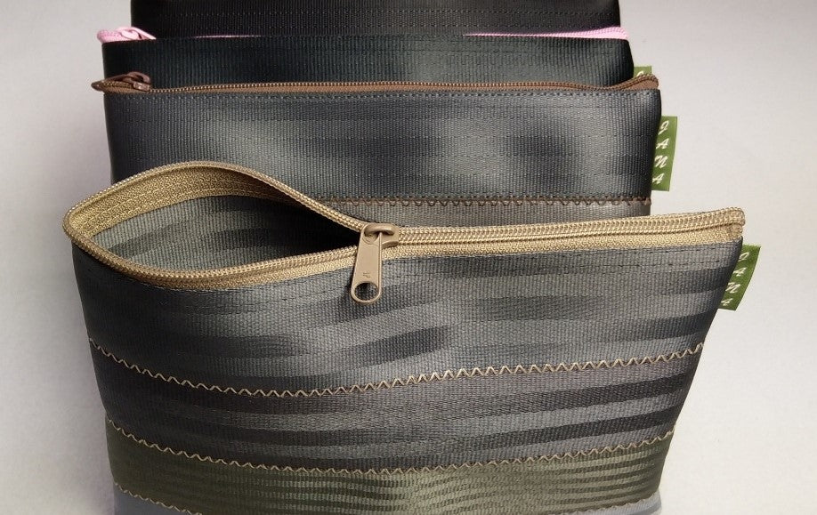 Tablet-Hülle, Tablet-Tasche, I-Pad Etui Autogurt Upcycling