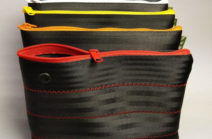 Tablet-Hülle, Tablet-Tasche, I-Pad Etui Autogurt Upcycling