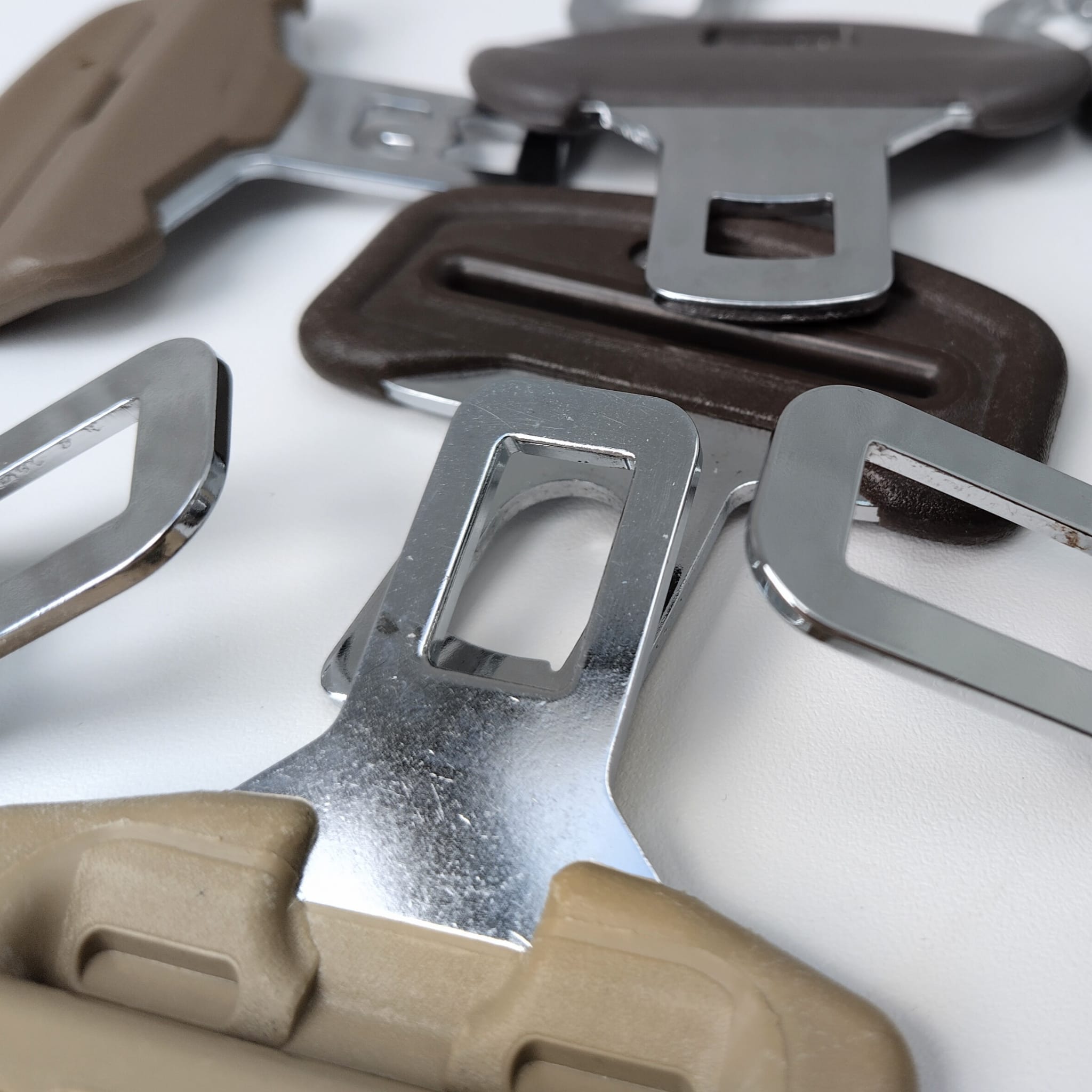 Schlosszunge Recycling einzeln braun